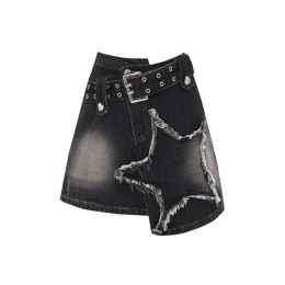 Order online custom-made denim skirt design hot girl millennium Y2K denim skirt ultra-short denim skirt SKJN013 Order online custom-made denim skirt design hot girl millennium Y2K denim skirt ultra-short denim skirt SKJN013